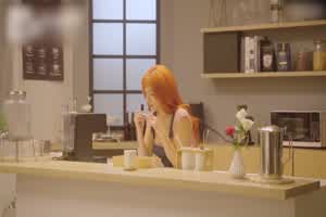 性视界 金宝娜 发现老板娘上班玩玩具  背景图片