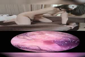 用内视镜自慰！特别新鲜的自慰探索  背景图片