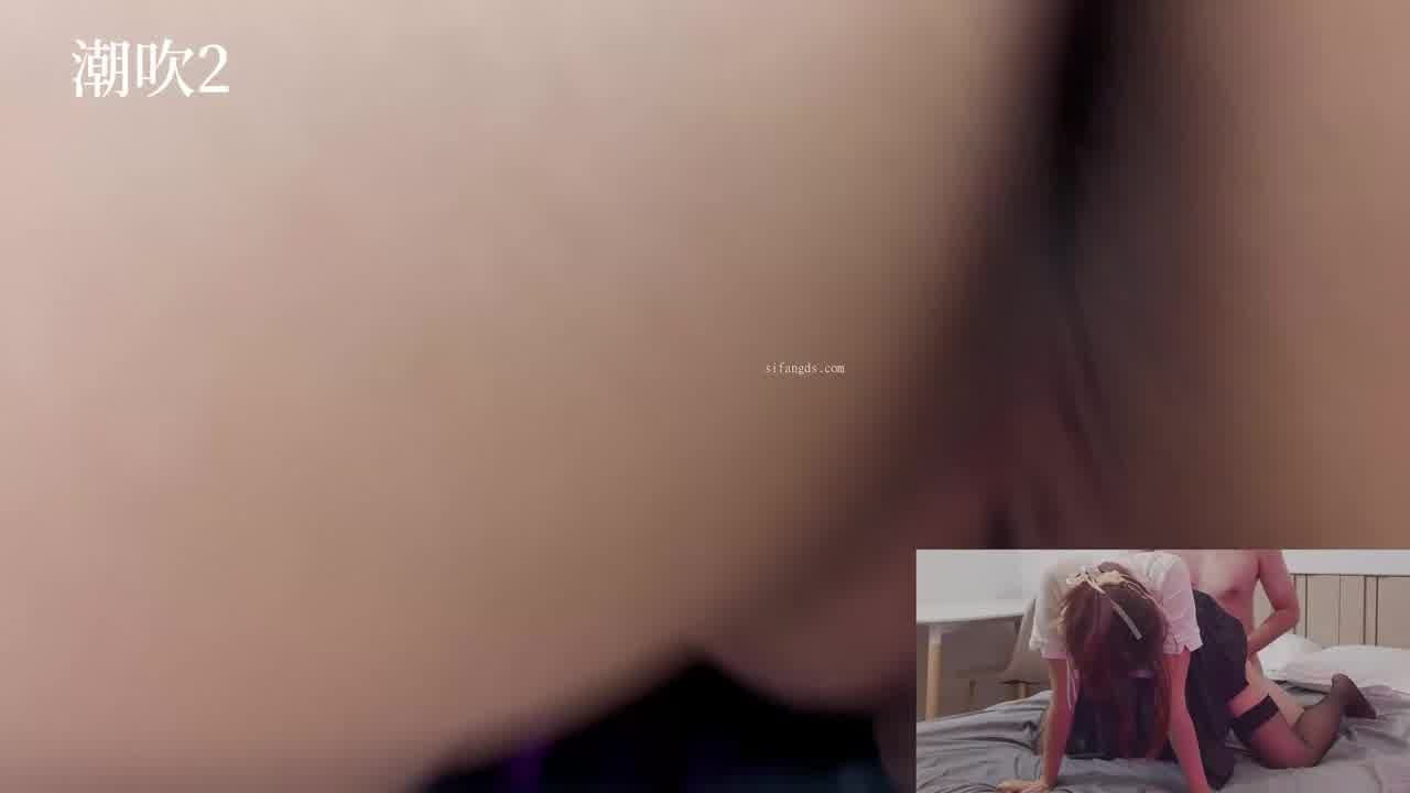  黑丝少女jk疯狂潮吹，被操受不了一床都是喷的液体 的剧照4