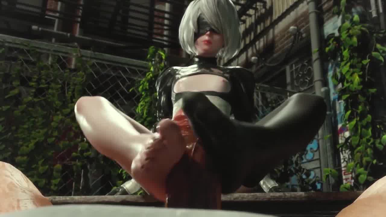  Nier 超美巨臀2b小姐姐 人造人长这么美人类看是要灭种了 的剧照9